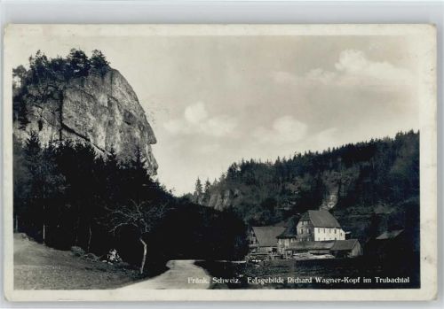91286 W8571 Obertrubach - Felsgebilde Richard-Wagner-Kopf Trubachtal