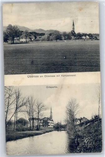 Übersee Blick zur Kampenwand