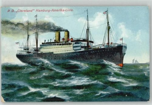 P.D. "Cleveland", Hamburg-Amerikalinie Dampfer Cleveland