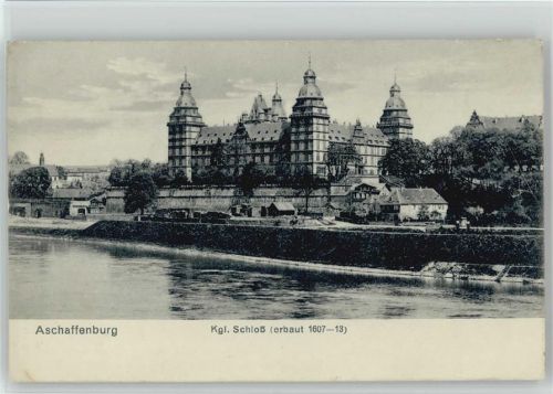 Aschaffenburg 1914 Schloß