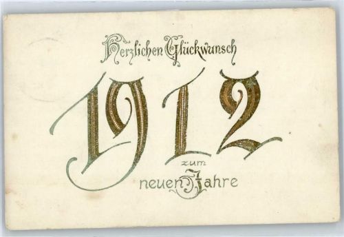 1912 , Gold , Prägedruck
