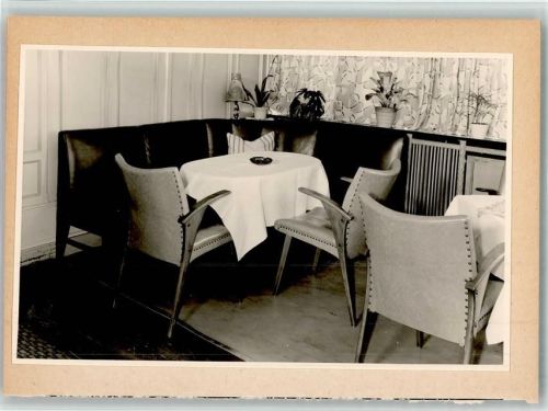 25836 W2256 Garding FOTO KEINE AK Hotel Holsteinischer Hof 1961 Sitzecke