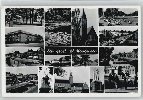 Hoogeveen Badeanstalt Strassen Windmühle