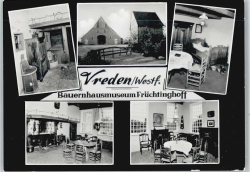 48691 W4426 Vreden - Bauernhausmuseum Früchtinghoff Innenaufnahmen