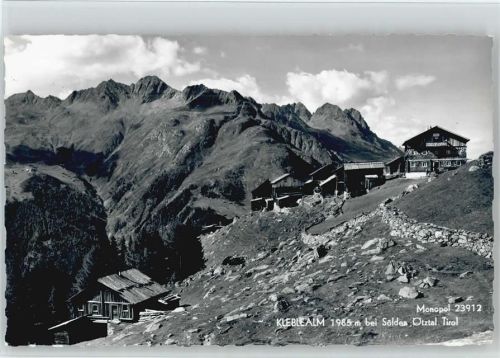 Sölden Ötztal Kleblealm Hüttenstempel