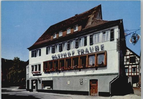 72213 W7272 Altensteig , Württ - Gasthof Pension Metzgerei Zur Traube