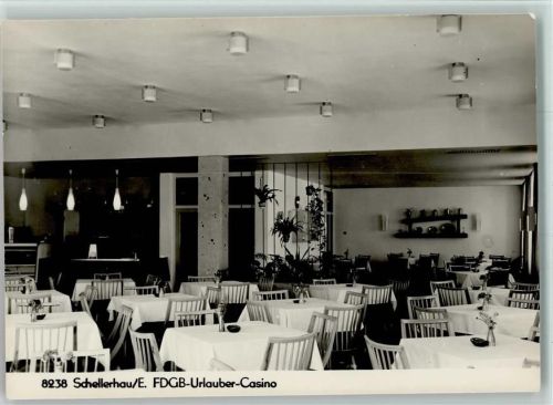 Schellerhau FDBG-Urlauber-Casino Speisesaal Innenaufnahme