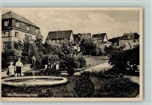 Bad Schlema Im Hindenburg-Park Springbrunnen Oberschlema