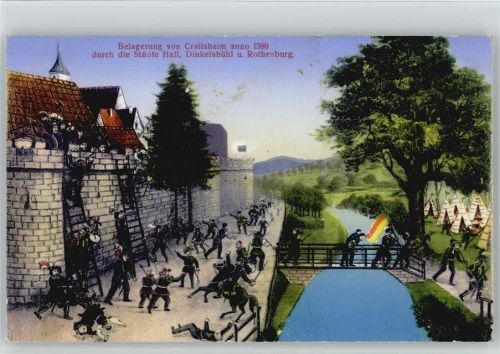 Crailsheim Belagerung durch die Städte Hall Dinkelsbühl Rothenburg