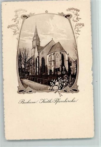 Beckum Kath. Pfarrkirche Jugendstilrahmen