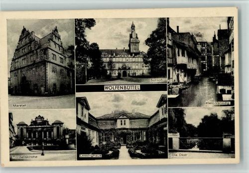 Wolfenbüttel Marstall Triniatiskirche Schloß Lessinghaus Oker Klein-Venedig
