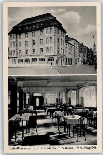Straubing Café, Restaurant, Pension National