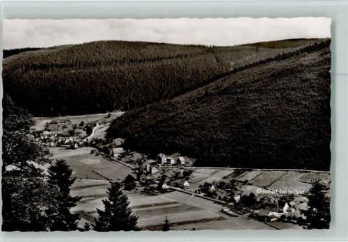 Enzklösterle Ortsansicht mit Gasthof Pension Enztallust