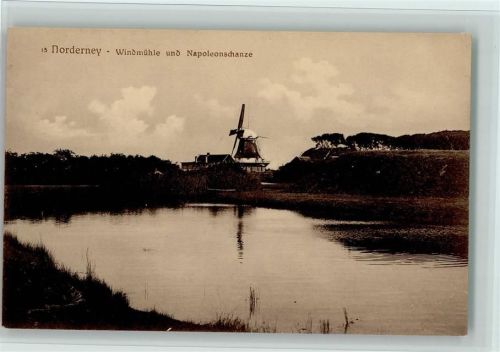26548 W2982 Norderney - Windmühle und Napoleonschanze
