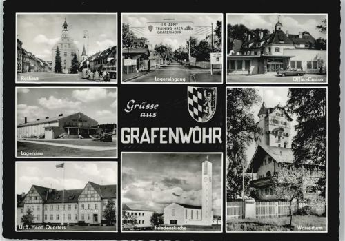 Grafenwöhr Truppenübungsplatz Friedenskirche Wasserturm
