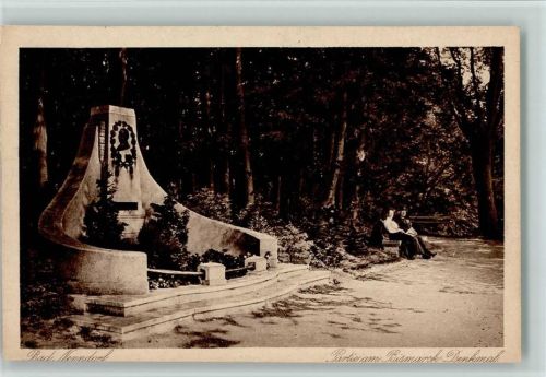 Bad Nenndorf Partie am Bismarck-Denkmal