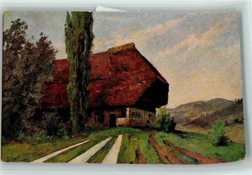 1919 sign Spitz - Bauernhaus