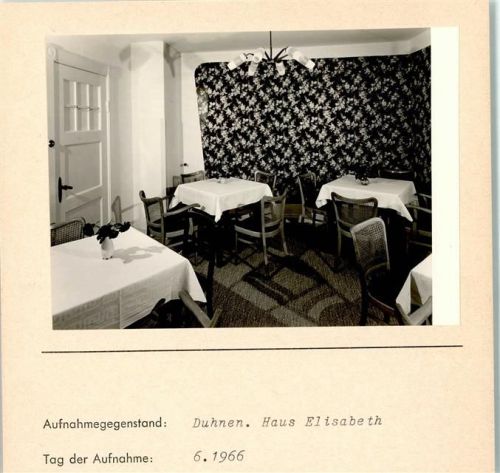 Duhnen Foto montiert auf Karton