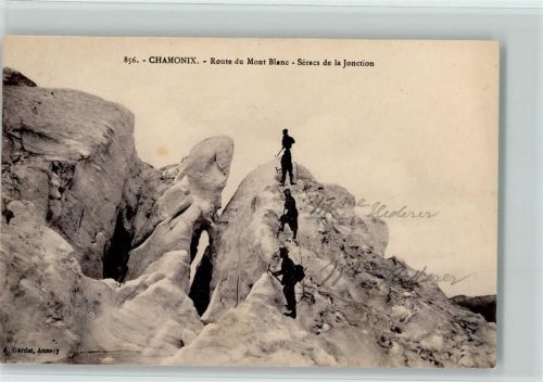 1912 Chamonix - Route Mont Blanc, Seracs de la Jonction AK
