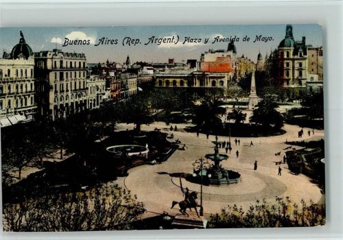 Buenos Aires Plaza y Avenida de Mayo
