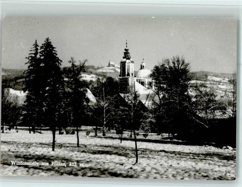 Pöllau Ortsansicht Winteraufnahme
