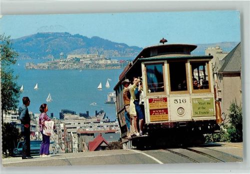 1979 Cable Car - Straßenbahn AK
