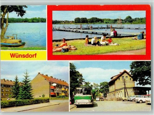 Wünsdorf Wünsdorfer See Badestrand AWG Bahnhof 4-Bildaufnahme