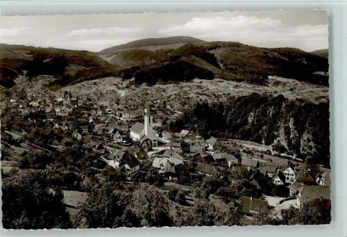 Gausbach Blick auf Gausbach Murgtal
