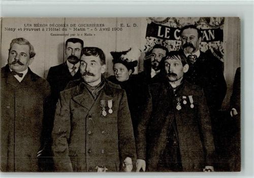 Courrieres The Heros Decors de Courrieres - Neny et Pruvost a Hotel du "Matin" 1906
