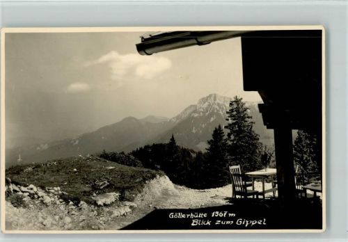 Göllerhütte - Blick zum Gippel