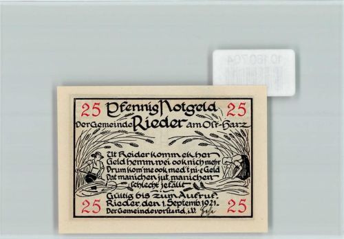 Rieder Notgeld Roseburg