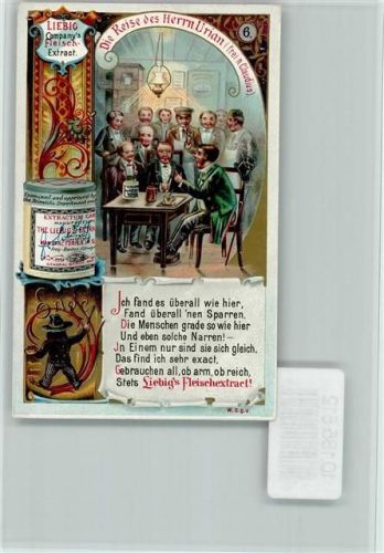 Die Reise des Herrn Urian Nr. 6 Sammelbild Liebig