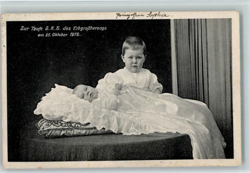 1912 Zur Taufe des Erbgroßherzogs 1912