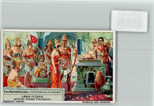 Das Ramayana Epos Nr. 1 Sammelbild Liebig