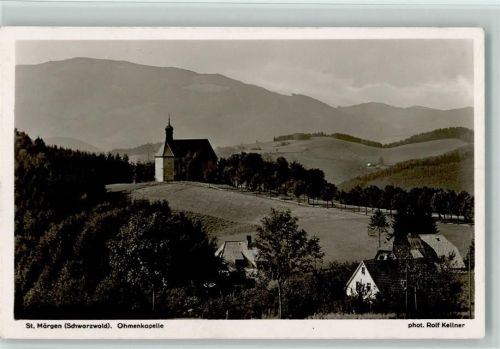 St. Märgen Ohmenkapelle mit Blick auf den Schauinsand Foto Rolf Kellner
