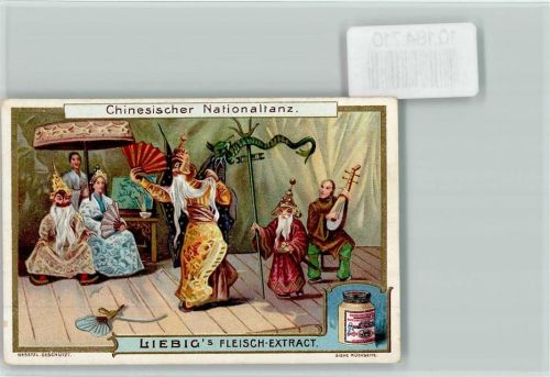 Nationaltanz - Fächer, Sammelbild Liebig
