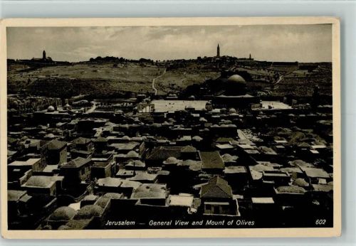Jerusalem - Ansicht mit Ölberg