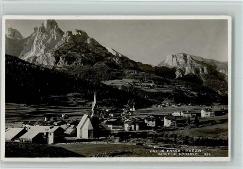 Pozza Val di Fassa Dirupi di Larsech Gesamtansicht