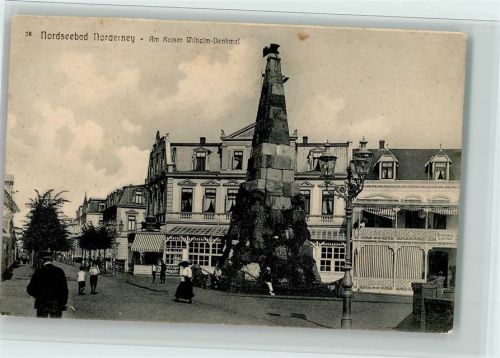 Norderney Am Kaiser Wilhelm-Denkmal
