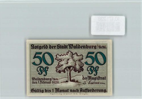 Waldenburg Notgeld