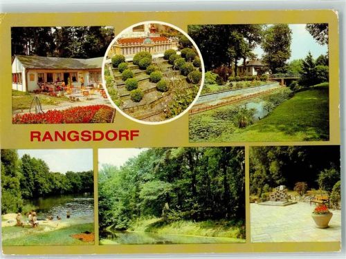 Rangsdorf Eiscafé Reni Schloß Sanssouci en Miniatur Seebadallee Ortsteil Klein Venedig Nymphensee Krummen Lanke Thälmann-Platz