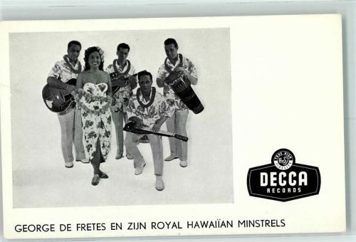 George de Fretes en zijn Royal Hawaiian Minstrels