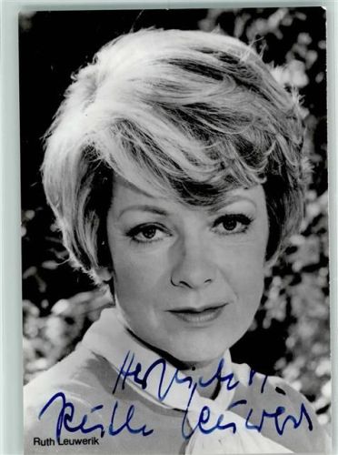Ruth Leuwerik Originalautogramm