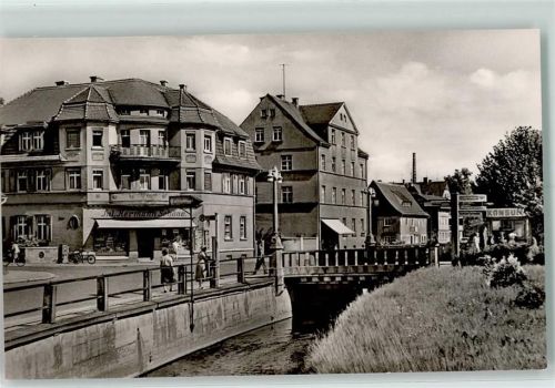 Großröhrsdorf Straße der Befreiung Rückseite mit Abschürfungen bzw Kleberesten