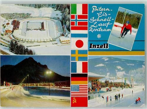 Inzell Eislauf Zentrum Winter