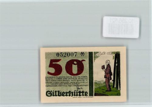 Silberhütte Notgeld 50 Pfennig