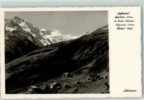 Sölden Hochsölden mit Innere Schwarze Schneide