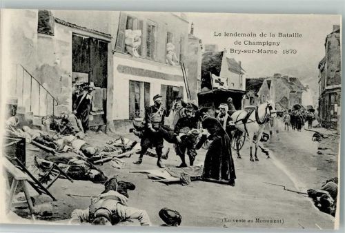 Bry-sur-Marne Le lendemain de la Bataille de Champigny 1870 - Gefallene