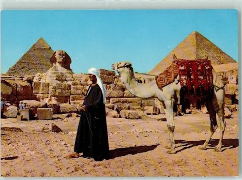 Gizeh The Sphinx and the Pyramids of Cheops and Chephren