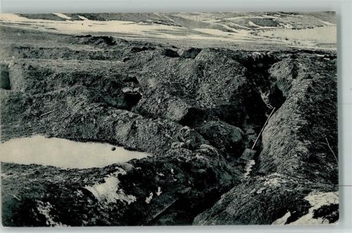 Allenstein Russische Annäherungsgräben bei Przykopp